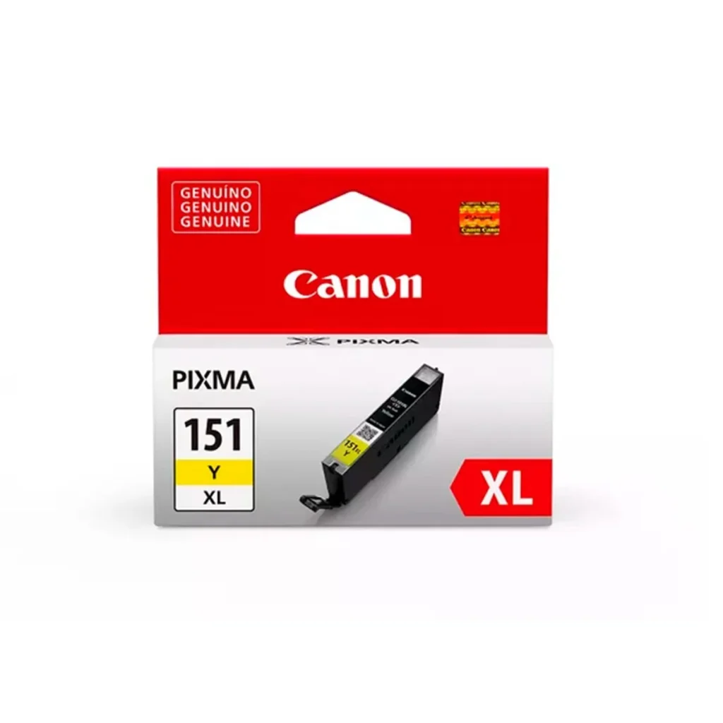 Cartucho de tinta Canon CLI-151XL amarelo 11 ml original