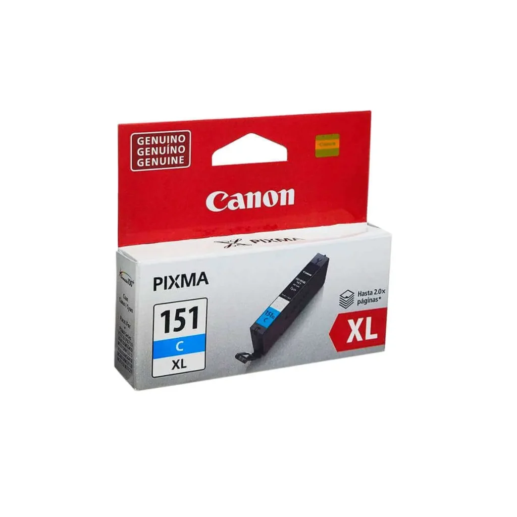 Cartucho de tinta Canon CLI-151XL ciano 11 ml original