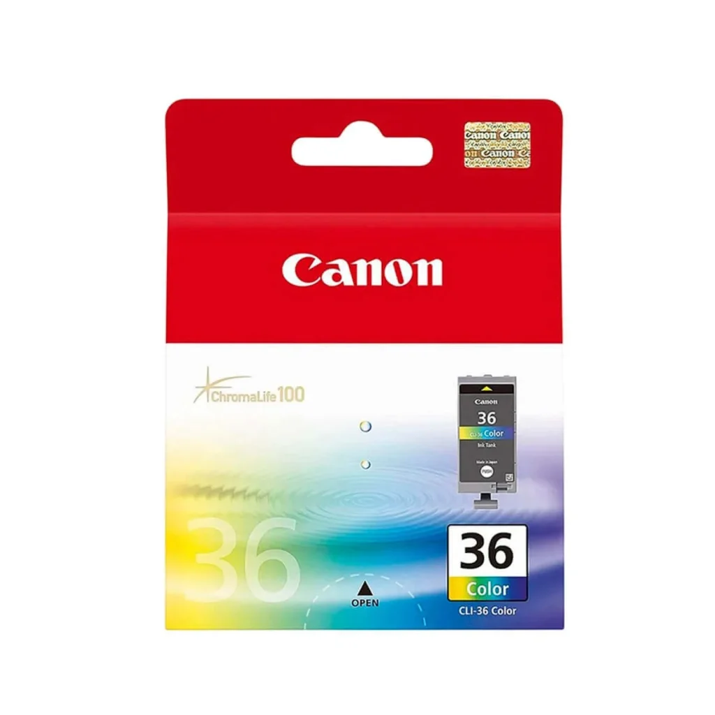 Cartucho de tinta Canon CLI-36 colorido 12 ml original