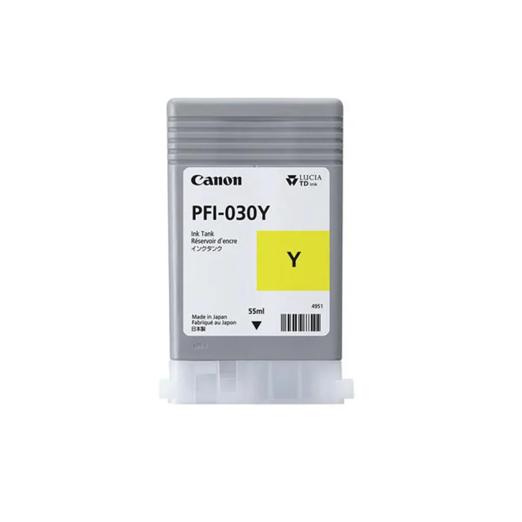 Cartucho de tinta Canon PFI-030Y amarelo 55 ml original