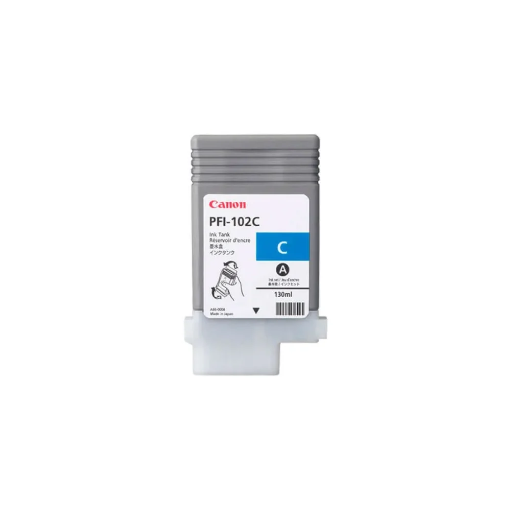 Cartucho de tinta Canon PFI-102C 0896B001 ciano 130 ml original