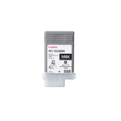 Cartucho de Tinta Canon PFI-102MBK Preto Fosco 0894B001 130 ml Original — H&H Suprimentos Corporativos