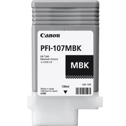 Cartucho de Tinta Canon PFI-107MBK Preto Fosco 6704B001AA 130 ml Original — H&H Suprimentos Corporativos