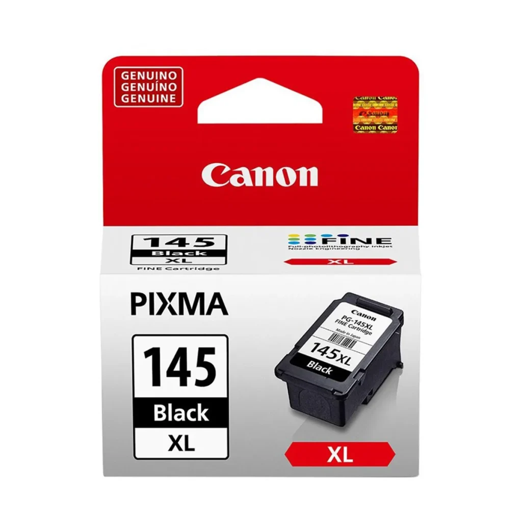 Cartucho de tinta Canon PG-145XL 8274B001AA preto 12 ml original