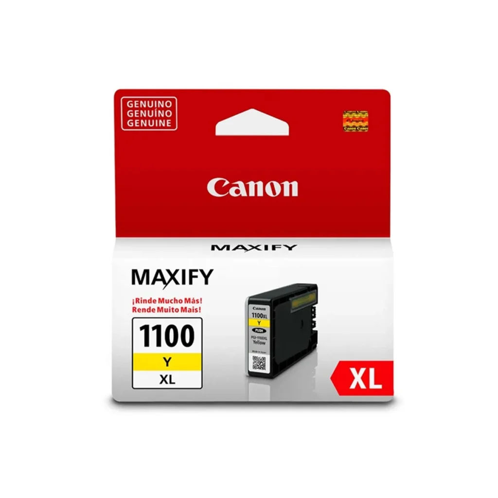 Cartucho de tinta Canon PGI-1100XL 9210B001AA amarelo 12 ml original
