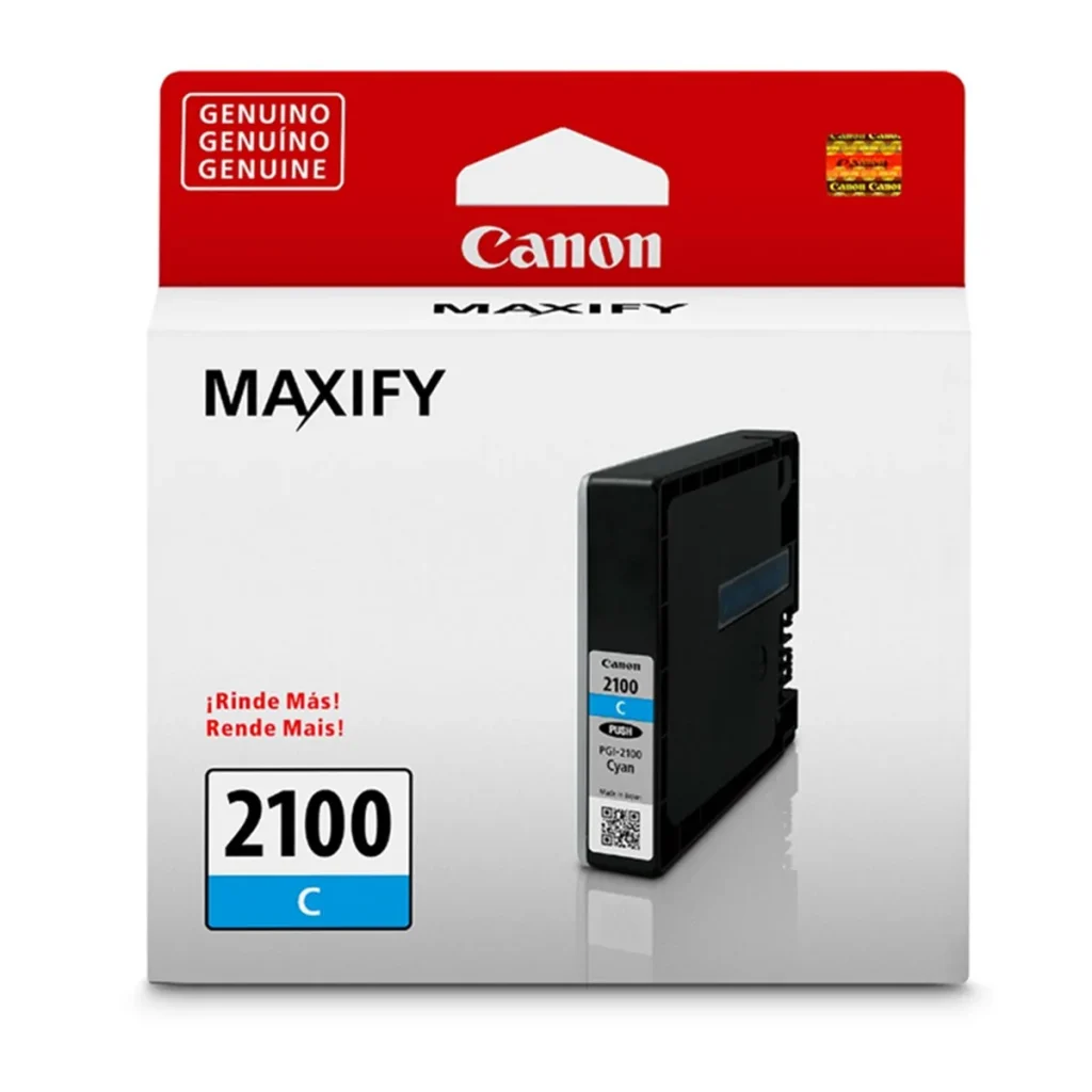 Cartucho de tinta Canon PGI-2100 9316B001AA ciano 9,6 ml original