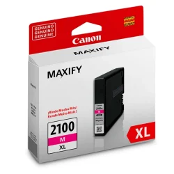 Cartucho de Tinta Canon PGI-2100XL Magenta 19,3 ml Original — H&H Suprimentos Corporativos