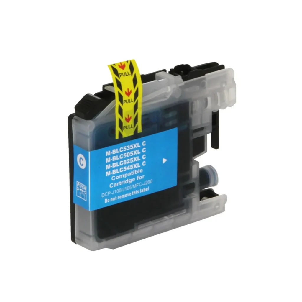Cartucho de tinta compatível Brother LC-505C ciano 11 ml