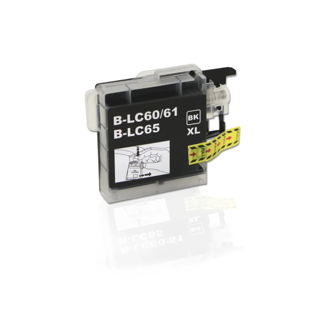 Cartucho de tinta compatível Brother LC-61BK preto 28 ml