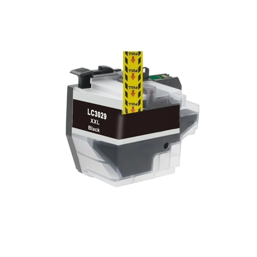 Cartucho de tinta compatível Brother LC3029BK preto 60 ml