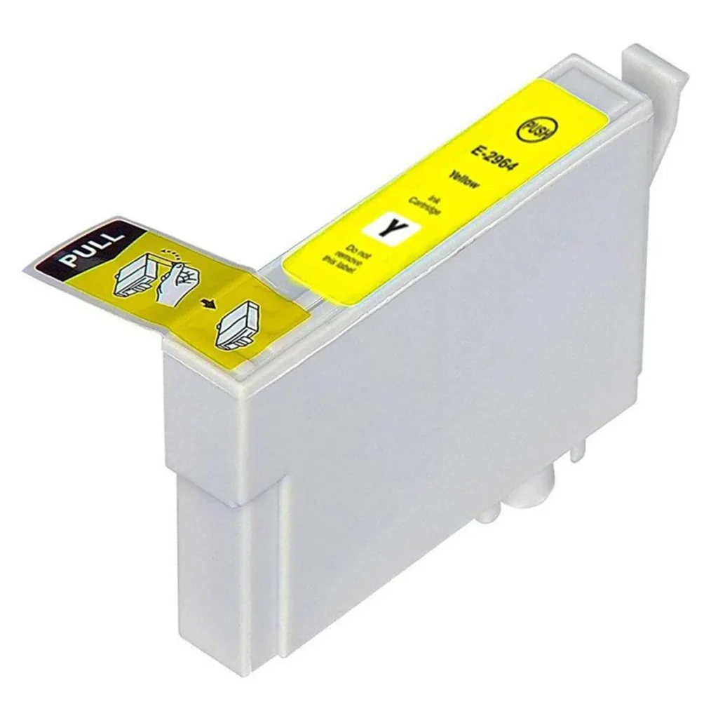 Cartucho de tinta compatível Epson T296420 amarelo 13 ml