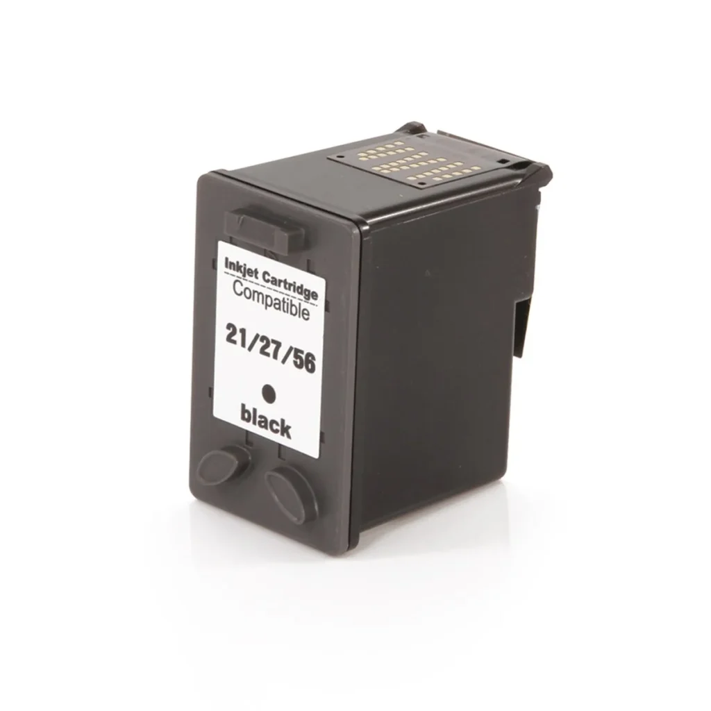 Cartucho de tinta compatível HP 56 C6656AB preto 18 ml