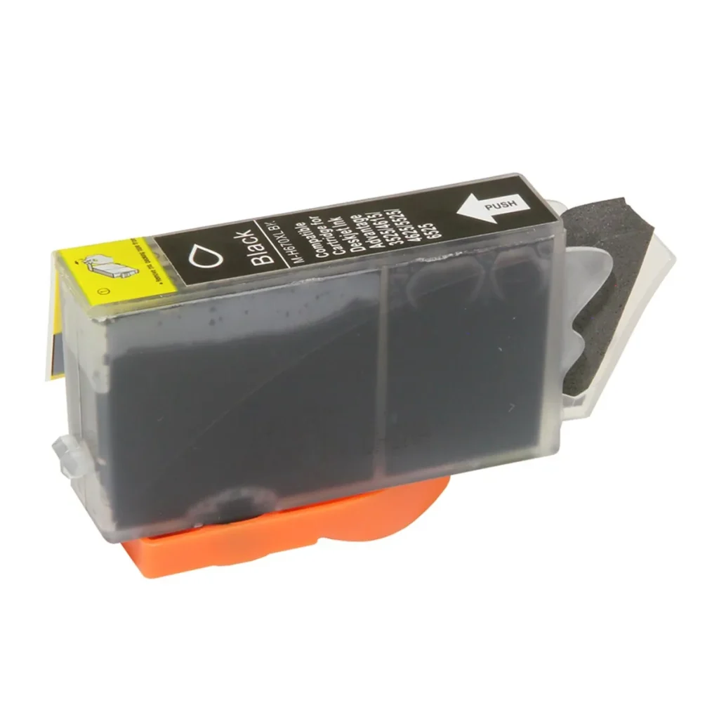 Cartucho de tinta compatível HP 670XL preto 21,6 ml