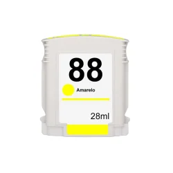 Cartucho de Tinta Compatível HP 88XL C9393A Amarelo 28 ml — H&H Suprimentos Corporativos