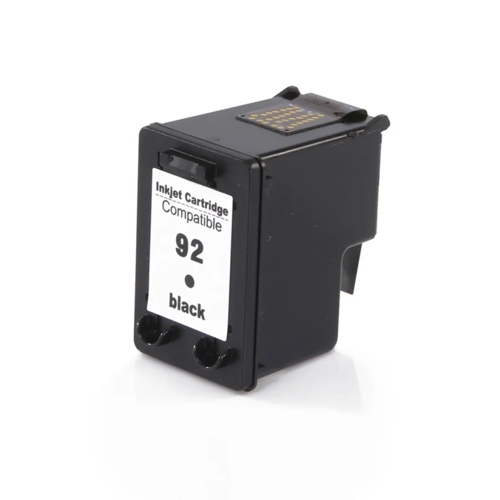 Cartucho de tinta compatível HP 92 C9362WB preto 8 ml