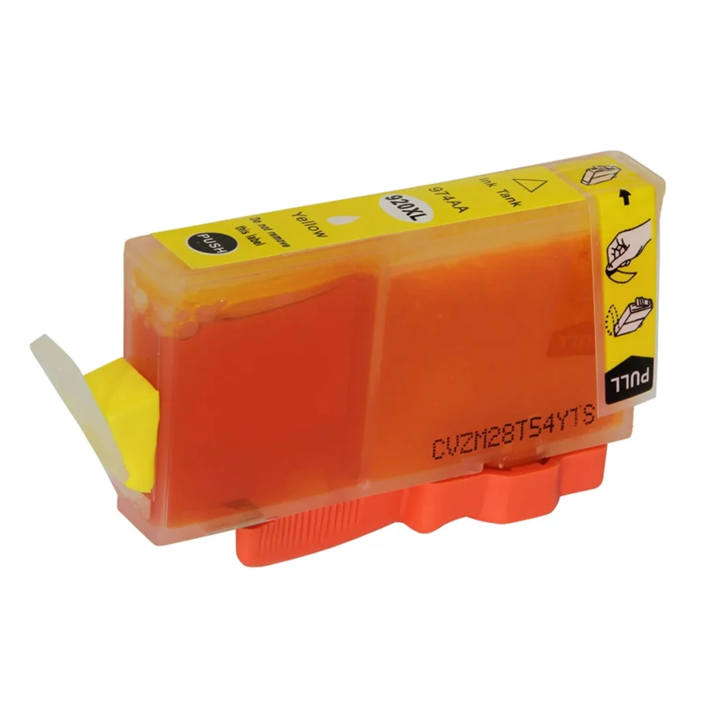 Cartucho de tinta compatível HP 920XL CD974AL amarelo 13 ml