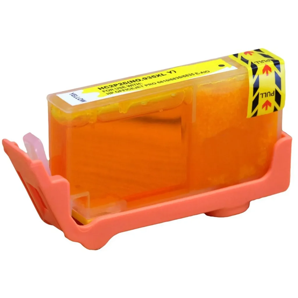 Cartucho de tinta compatível HP 935XL C2P26AL amarelo 13 ml