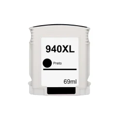 Cartucho de Tinta Compatível HP 940XL C4906AB Preto 69 ml — H&H Suprimentos Corporativos