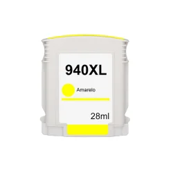 Cartucho de Tinta Compatível HP 940XL C4909AL Amarelo 28 ml — H&H Suprimentos Corporativos