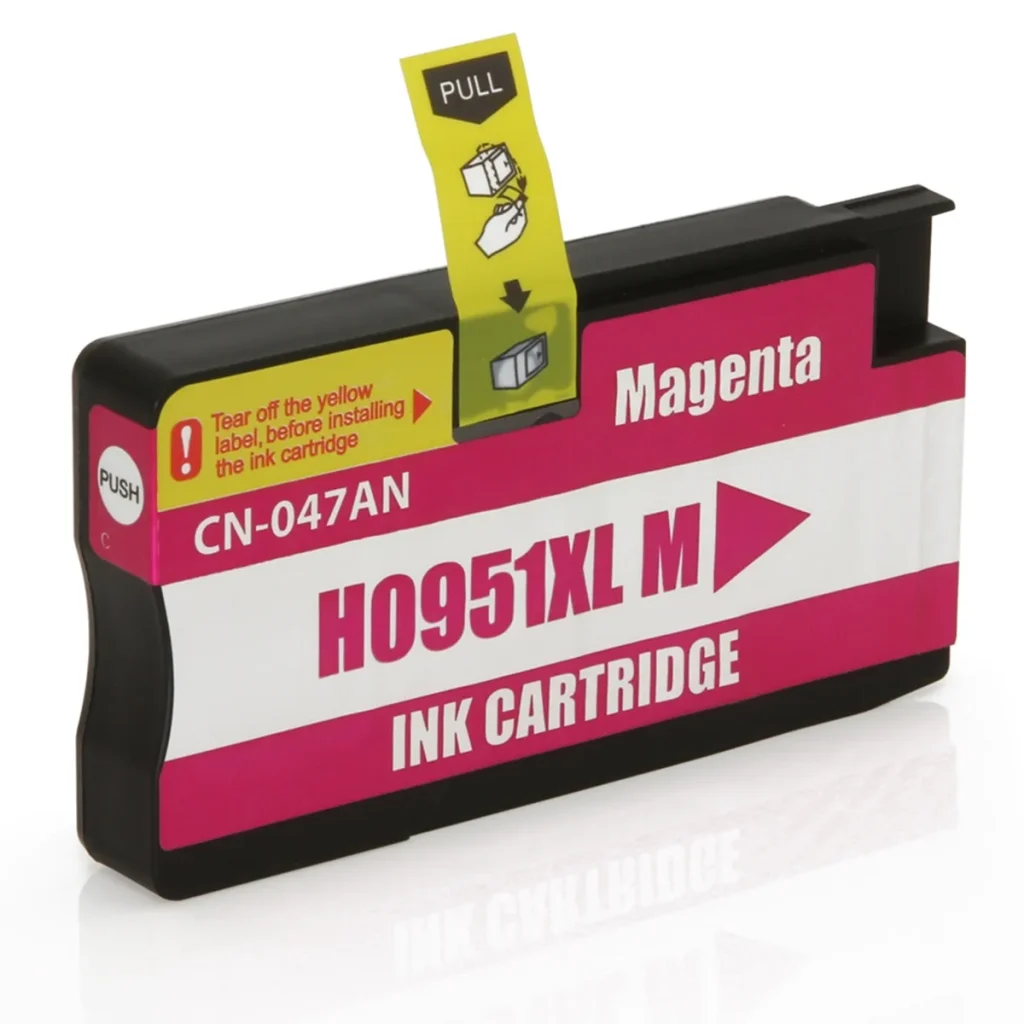 Cartucho de tinta compatível HP 951XL CN047A magenta 20 ml