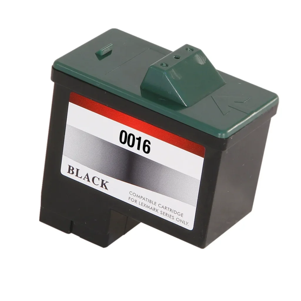 Cartucho de tinta compatível Lexmark 16 10N0016 preto 15 ml