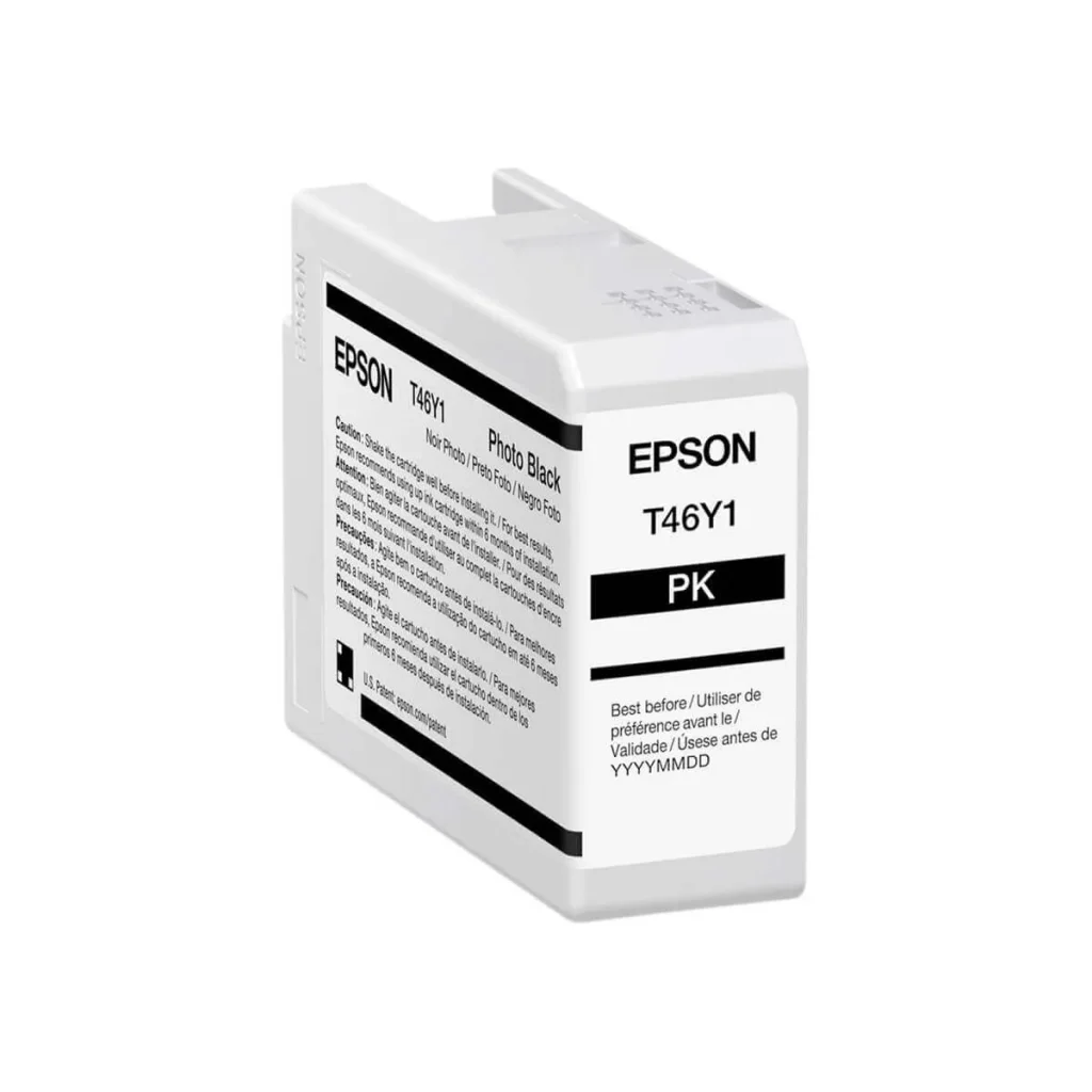 Cartucho de tinta Epson T46Y100 preto foto 50 ml original