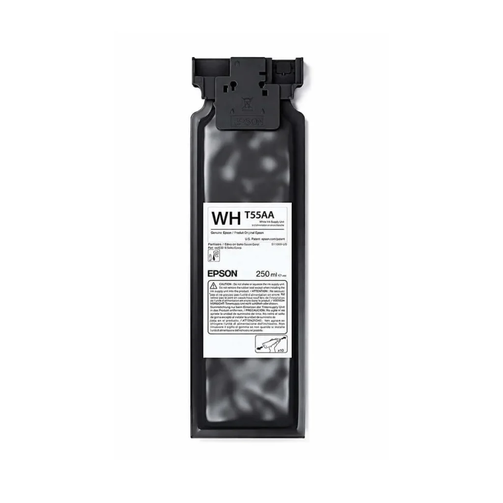 Cartucho de tinta Epson T55AA20 branco 250 ml original