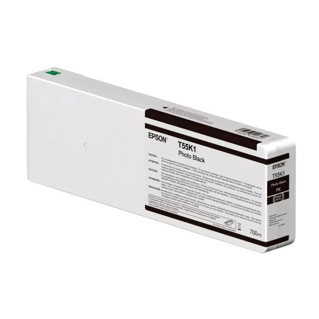 Cartucho de tinta Epson T55K100 preto foto 700 ml original