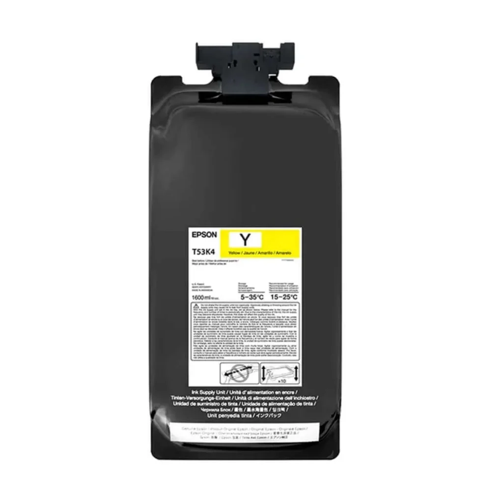 Cartucho de tinta Epson ultrachrome ds T53K420 amarelo 1,6 L original