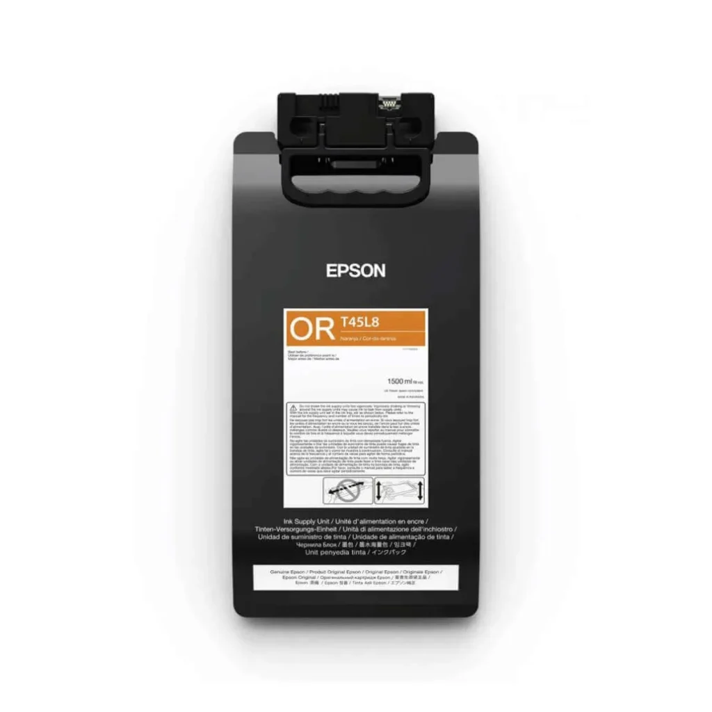 Cartucho de tinta Epson ultrachrome GS3 T45L820 laranja 1,5 L original