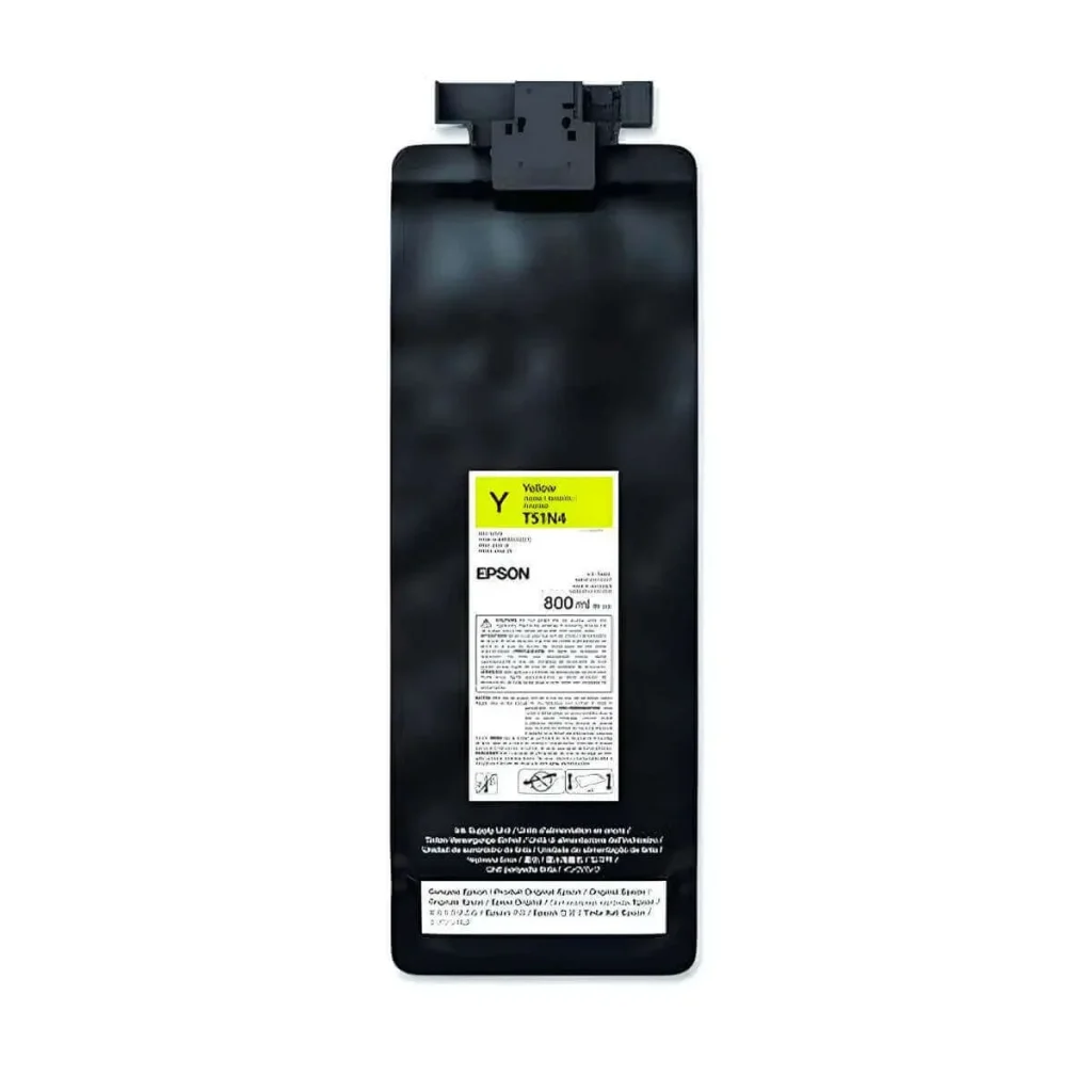 Cartucho de tinta Epson ultrachrome GS3 T51N420 amarelo 800 ml original