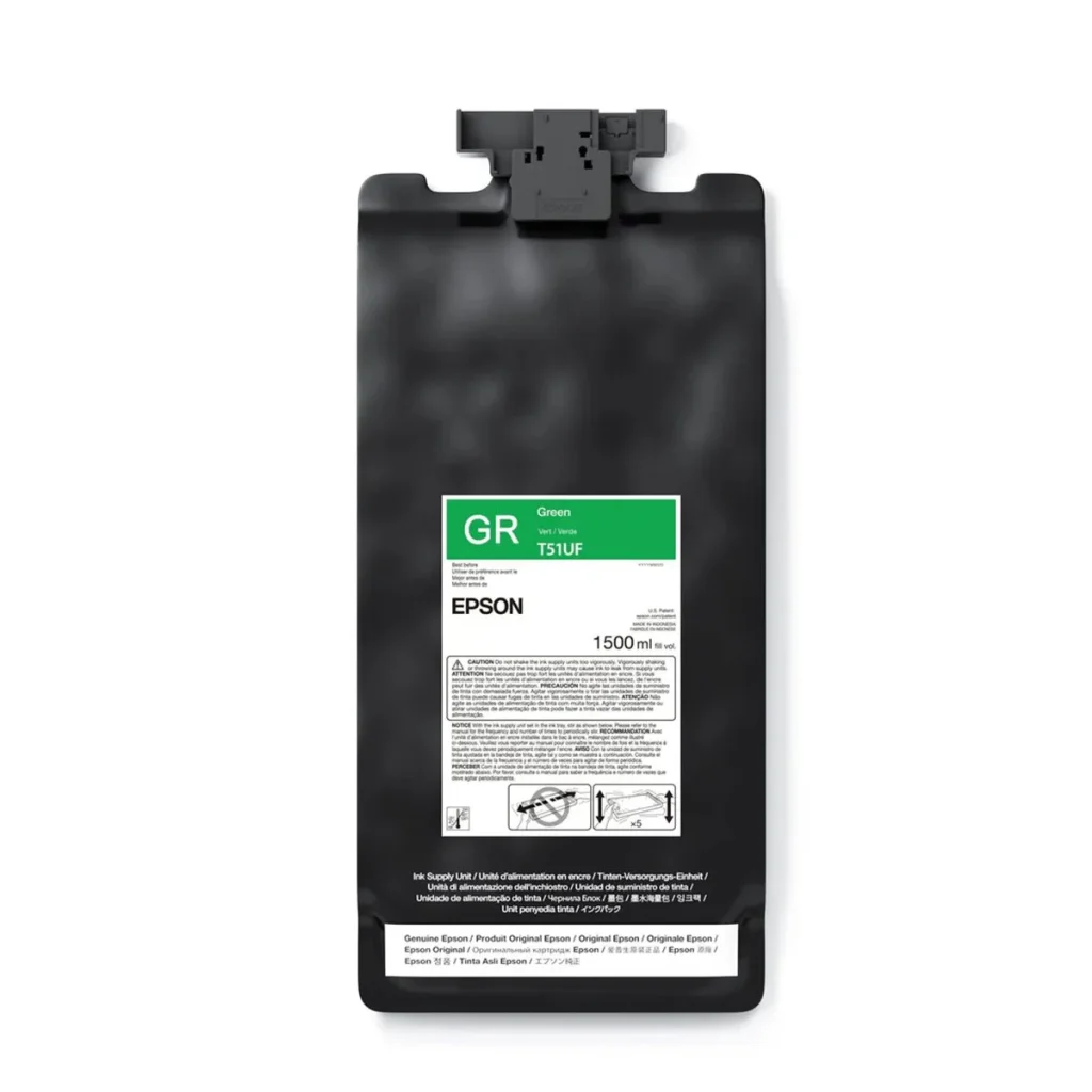 Cartucho de tinta Epson ultrachrome GS3 T51UF20 verde 1,5 L original