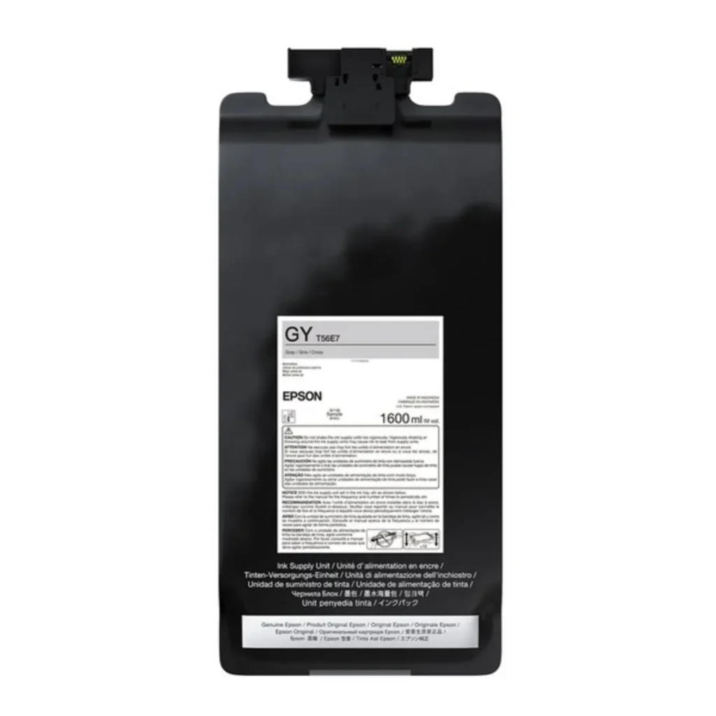 Cartucho de tinta Epson ultrachrome PRO12 T56E720 cinza 1,6 L original