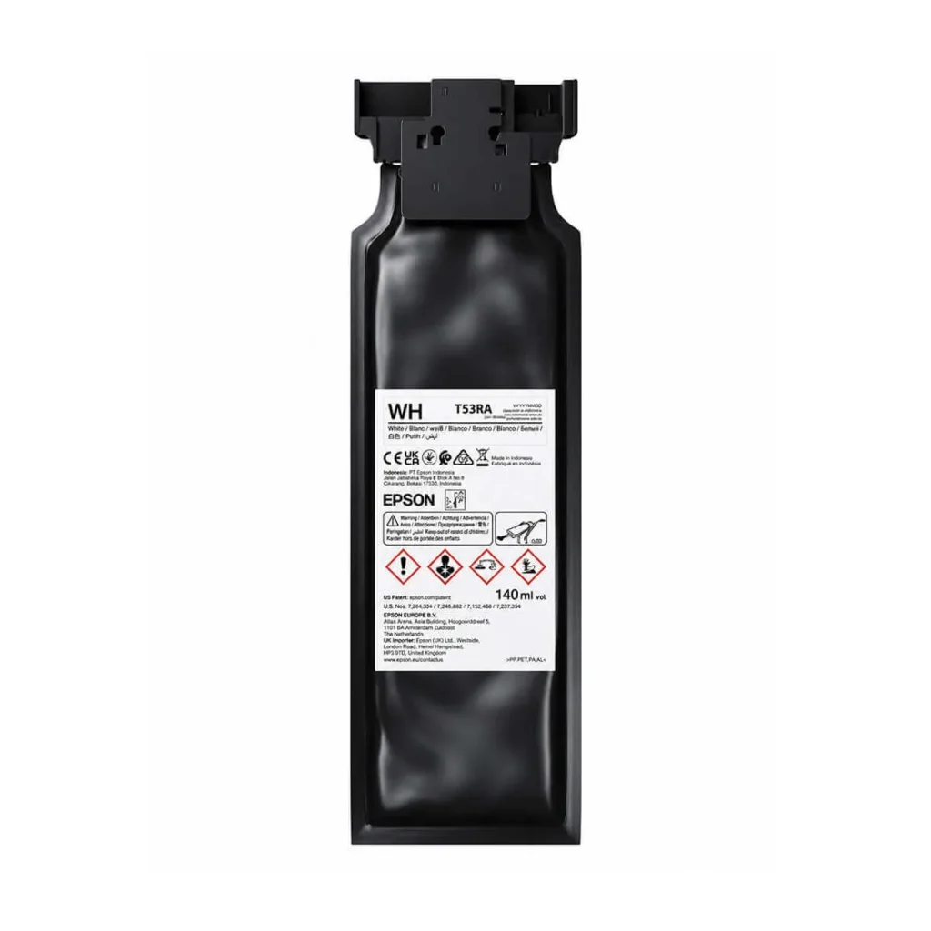 Cartucho de tinta Epson ultrachrome UV T53RA20 branco 140 ml original