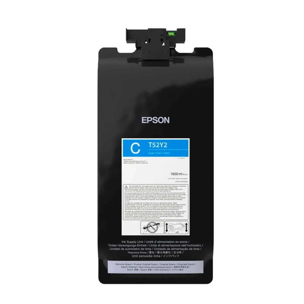 Cartucho de tinta Epson ultrachrome XD3 T52Y220 ciano 1,6 L original