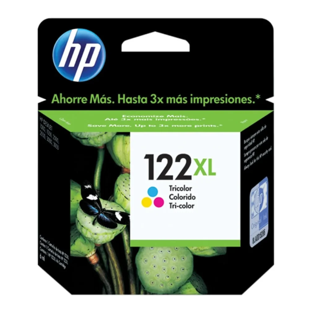Cartucho de tinta HP 122XL CH564HB colorido 7,5 ml original