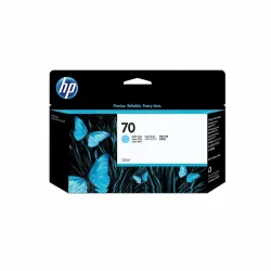 Cartucho de Tinta HP 70 Ciano Claro C9390A 130 ml Original — H&H Suprimentos Corporativos