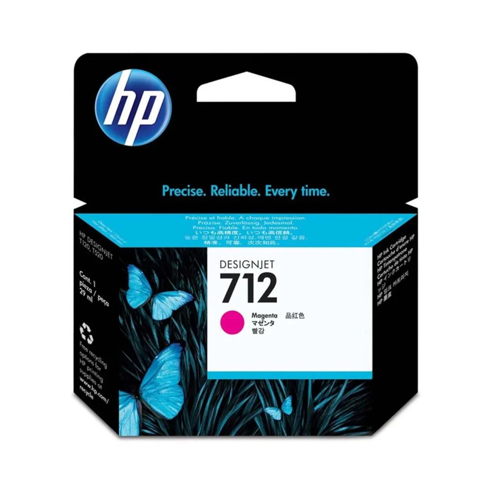 Cartucho de tinta HP 712 magenta 3ED68A 29 ml original