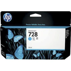 Cartucho de Tinta HP 728 Ciano F9J67A 130 ml Original — H&H Suprimentos Corporativos