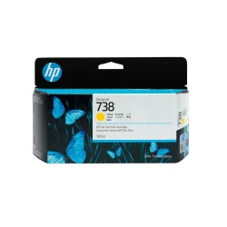 Cartucho de Tinta HP 738 Amarelo 498N7A 130 ml Original — H&H Suprimentos Corporativos