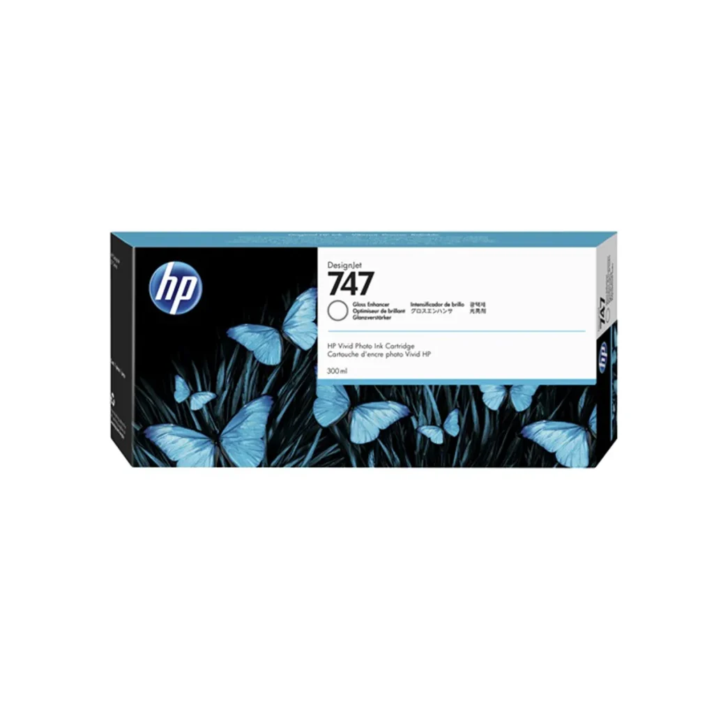 Cartucho de tinta HP 747 gloss enhancer P2V87A 300 ml original
