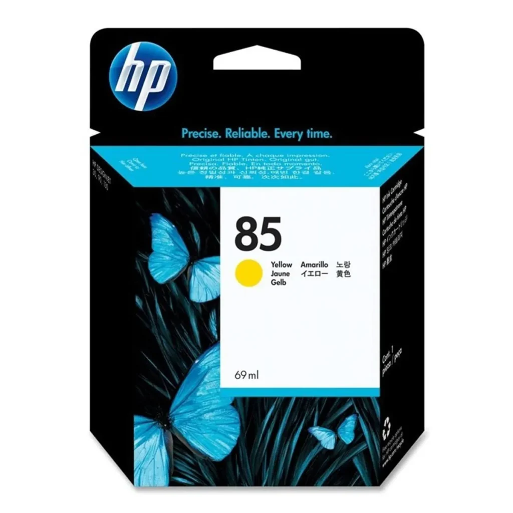 Cartucho de tinta HP 85 C9427A amarelo 69 ml original