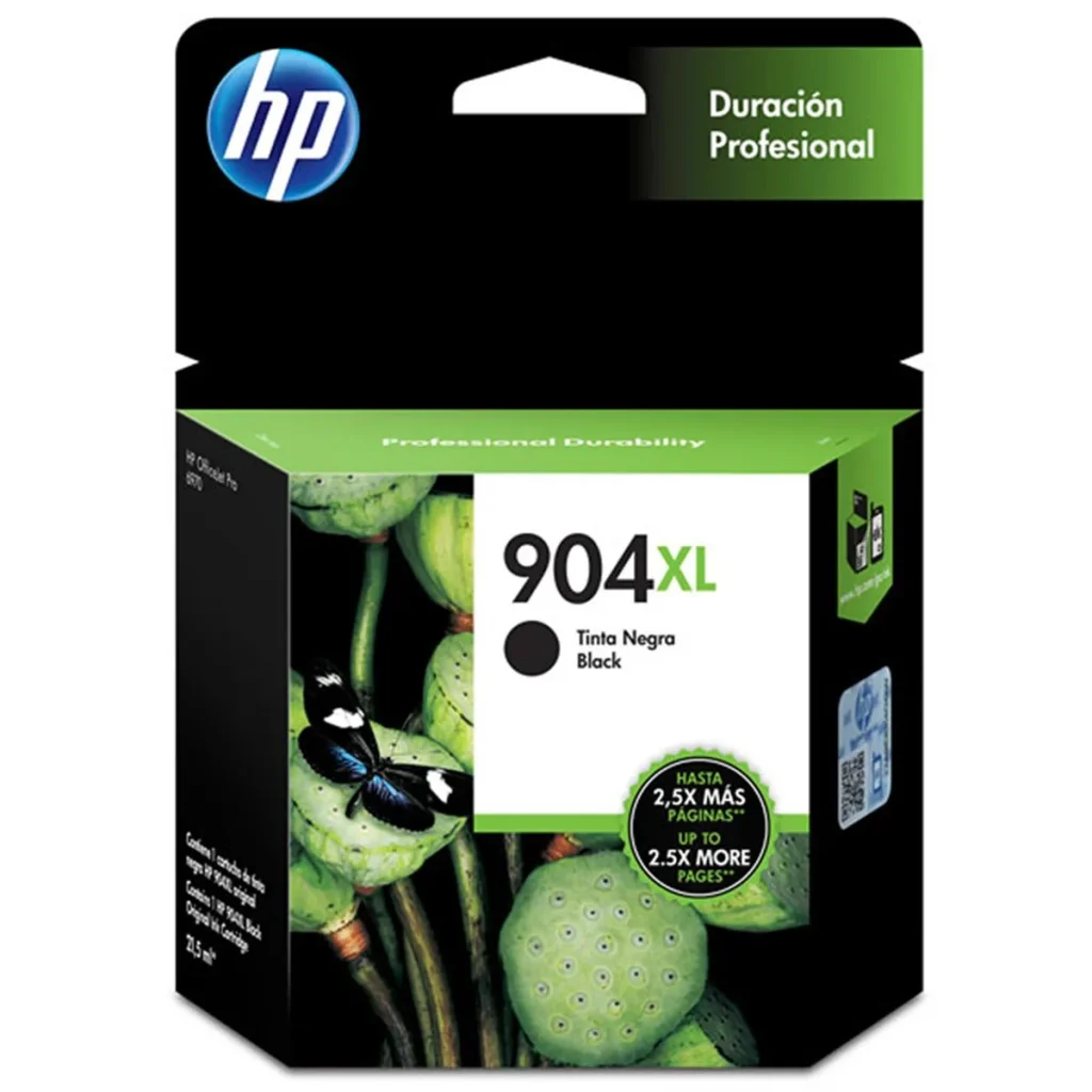 Cartucho de tinta HP 904XL preto 21,5 ml original