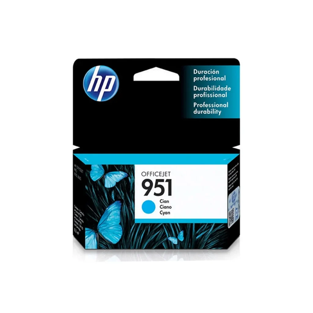 Cartucho de tinta HP 951 CN050AL ciano 8 ml original