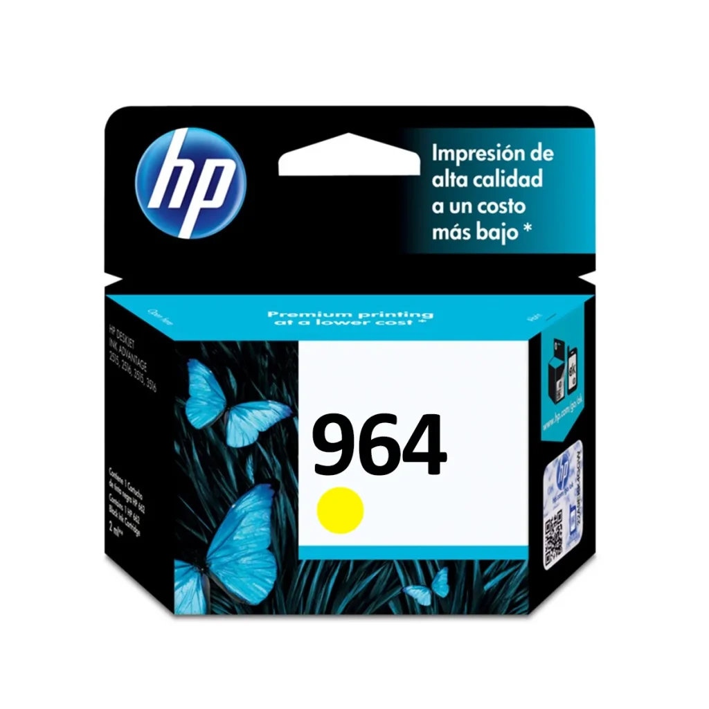 Cartucho de tinta HP 964 amarelo original