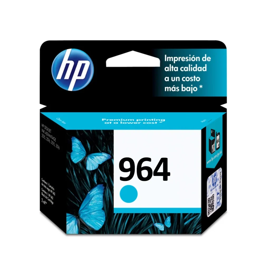 Cartucho de tinta HP 964 ciano original