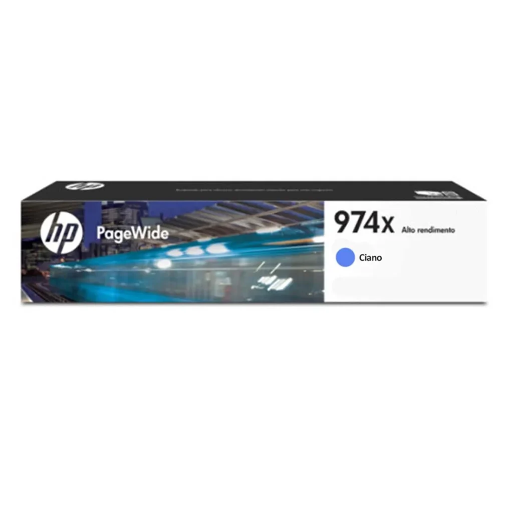 Cartucho de tinta HP 974X ciano 85,5 ml original