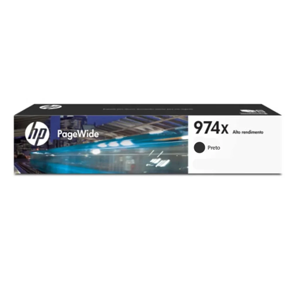 Cartucho de tinta HP 974X preto original