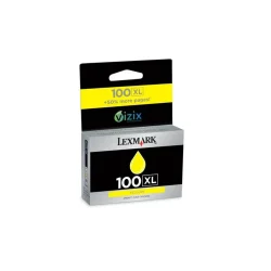 Cartucho de Tinta Lexmark 100XL 14N1071 Amarelo 10,6 ml Original — H&H Suprimentos Corporativos
