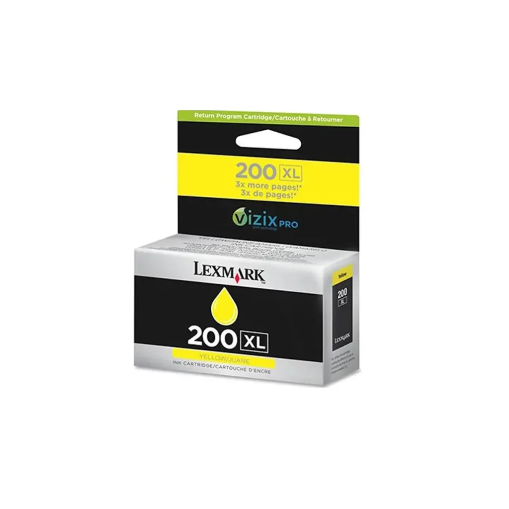 Cartucho de tinta Lexmark 200XL 14L0177 amarelo 30,5 ml original